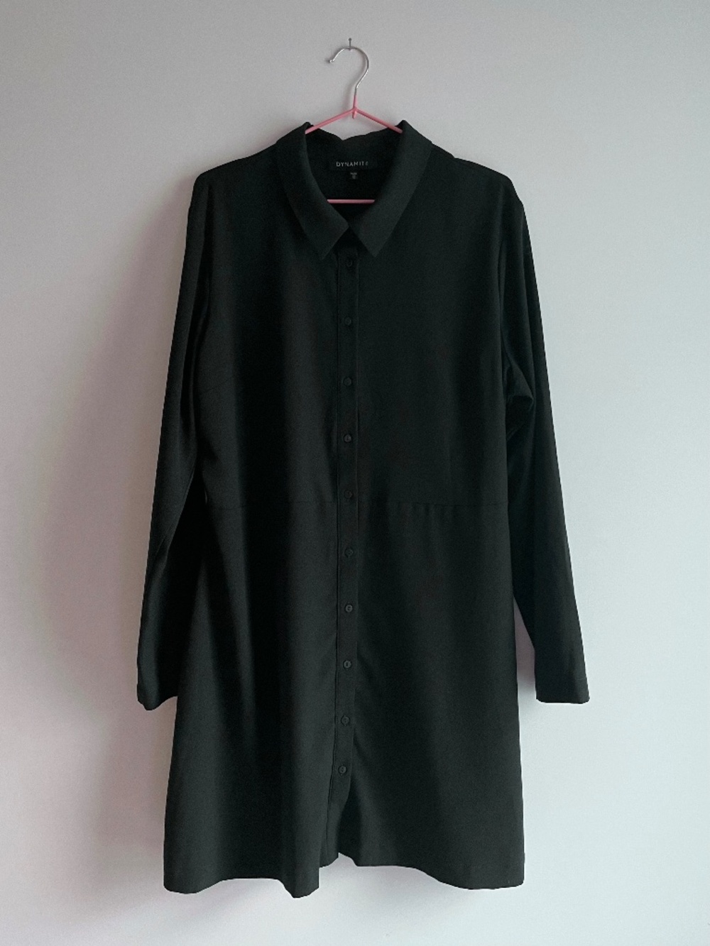 Emerald green collared dress - Size XL